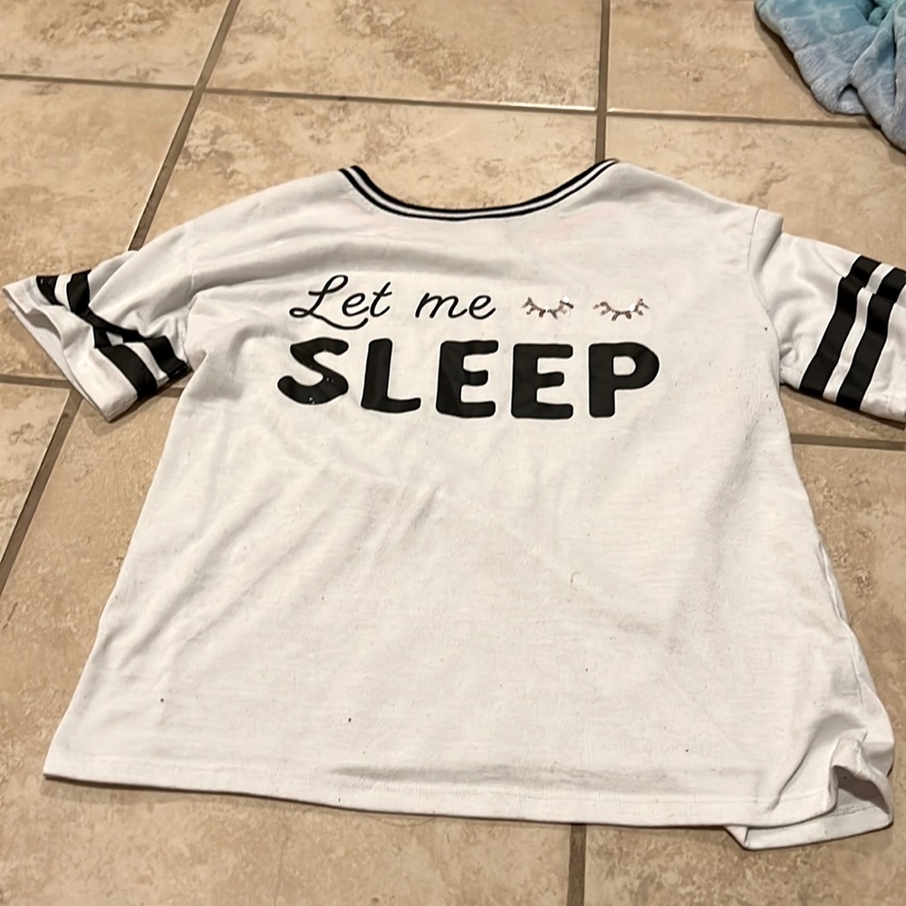 Girls cute pajama shirt